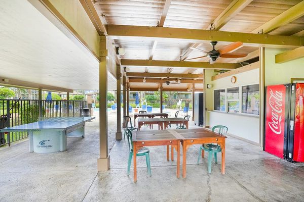 Shaded Outdoor Dining Pavilion