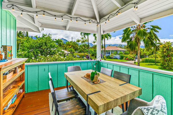 Covered Lanai For Open-Air Dining