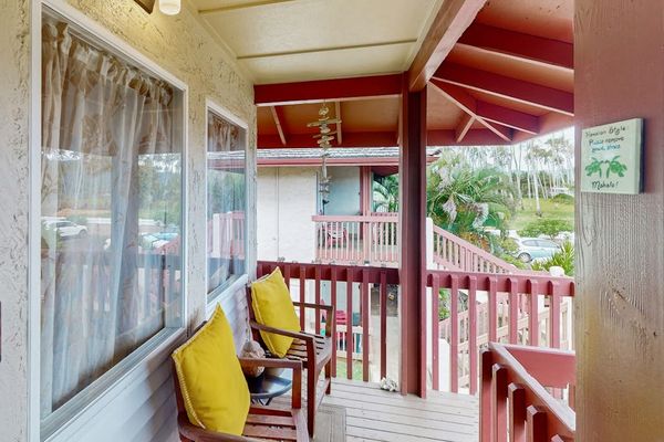 Welcoming Porch With Tropical Charm