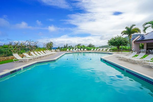 Sparkling Resort Pool Paradise