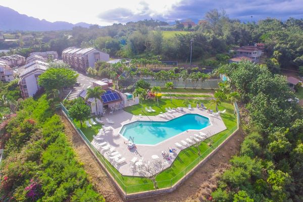 Scenic Resort Aerial View
