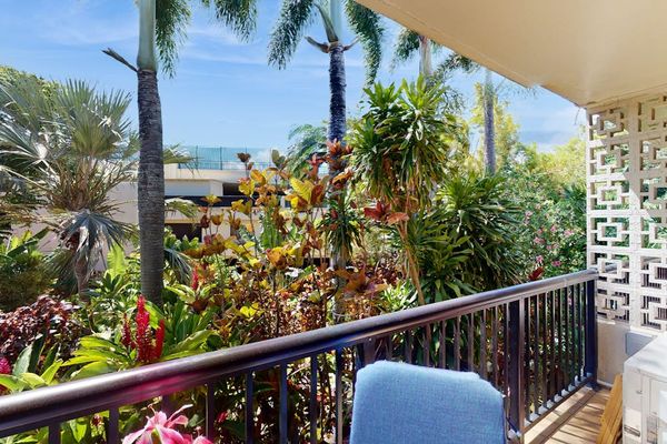 Private Lanai Overlooking Tropical Gardens