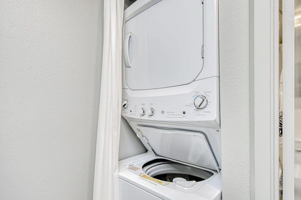 Convenient In Unit Laundry Closet