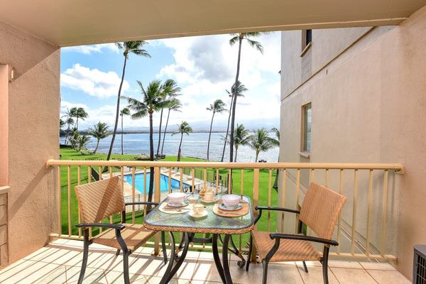 Private Lanai For Morning Coffee