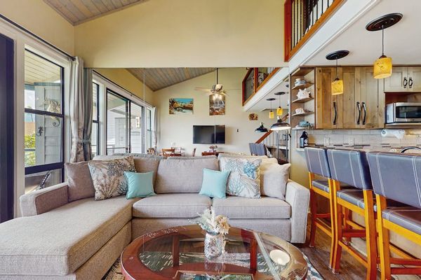 Inviting Great Room With Coastal Charm