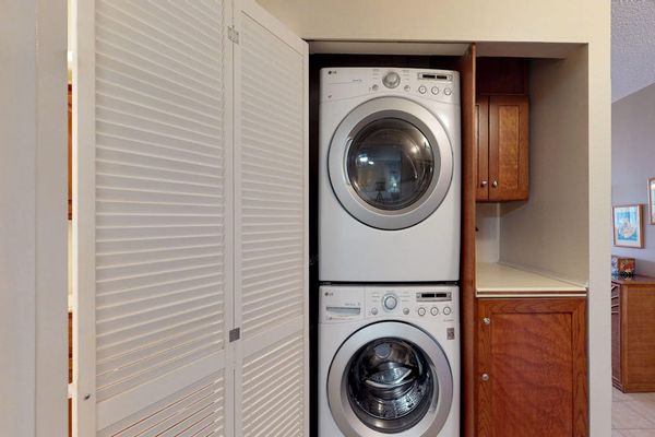 Convenient in-unit washer and dryer