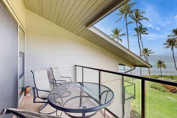 Private lanai with fabulous ocean views.
