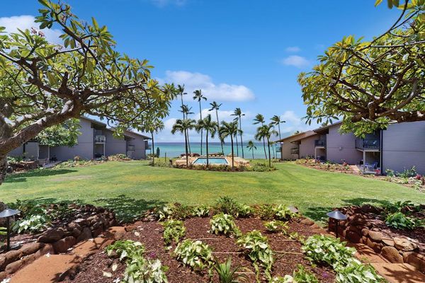 Tropical Courtyard With Ocean Views