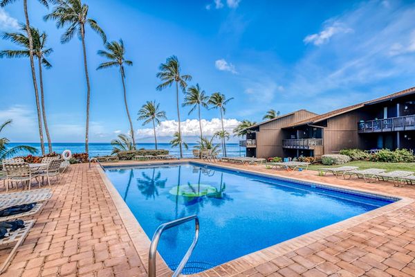 Sparkling Oceanfront Swimming Pool