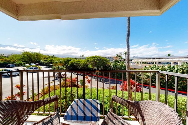 Enjoy beautiful resort views from the lanai, a refreshing spot to soak up the sunshine and tropical breeze