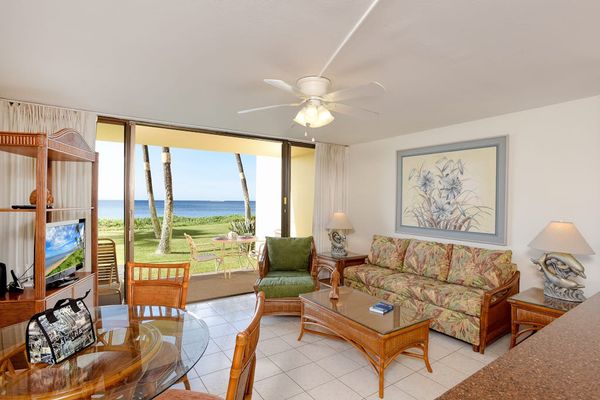Inviting Living Room With Coastal Charm