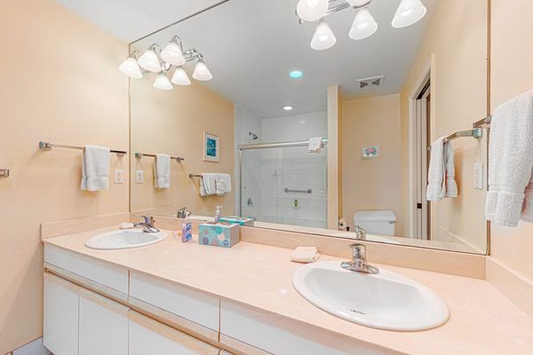 Spacious Bathroom With Double Vanity