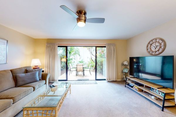 Bright Living Room With Garden Views