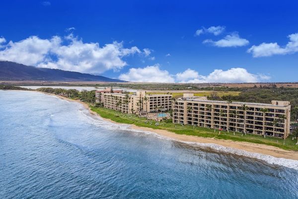 Oceanfront Resort From Above