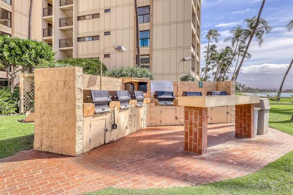 Community Barbecue Station For Sunset Outdoor Cookouts