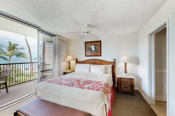 Spacious king bedroom designed for restful nights