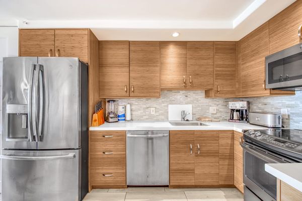Prepare meals in the spacious kitchen