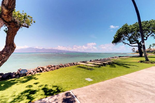 Oceanfront Lawn Perfect For Sunset Strolls