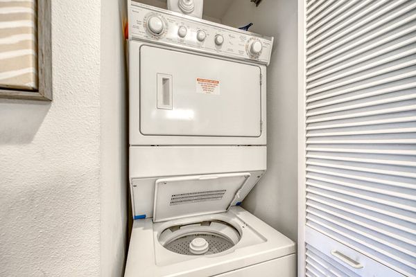 In-unit washer and dryer for added convenience