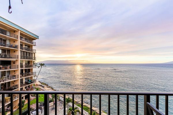 Private lanai that will be just the place to sip a morning cup of coffee or an evening glass of wine as the sun goes down.