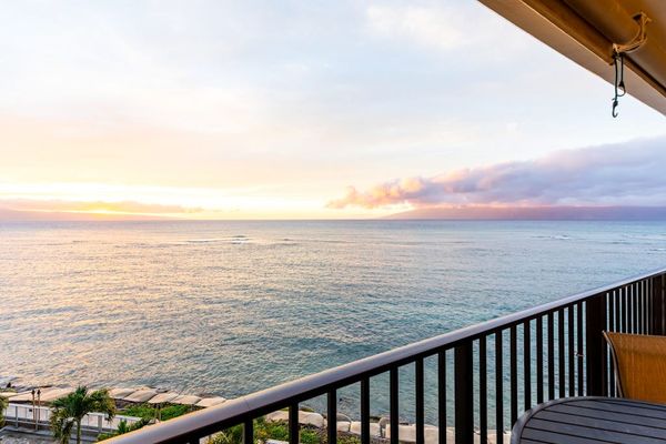 Private lanai that will be just the place to sip a morning cup of coffee or an evening glass of wine as the sun goes down.