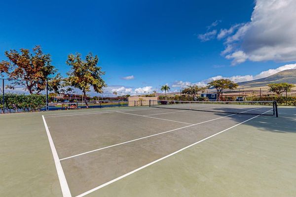 Enjoy a friendly match on the resort's outdoor tennis court.