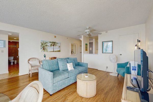 Coastal Living Room Filled With Natural Light