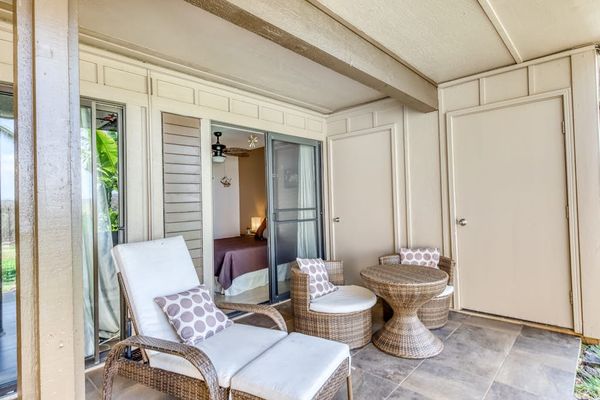 Relax together in this inviting outdoor space