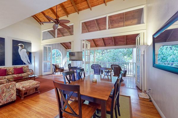 Bright dining area offers the perfect setting for memorable meals and meaningful conversations