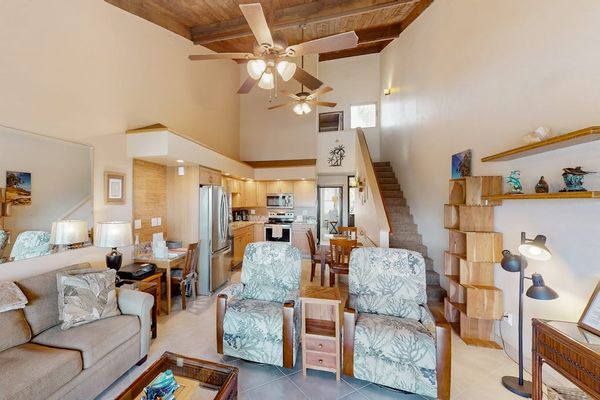 Vaulted Coastal Living Room