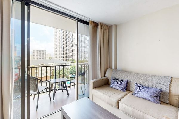 A versatile living space feature offering comfortable seating by day and a convenient sleeping option by night.
