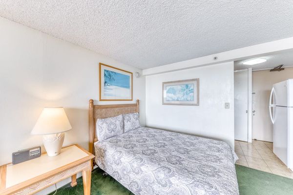 Enjoy the ease of an open layout that gives this comfortable studio a bright, airy feel.