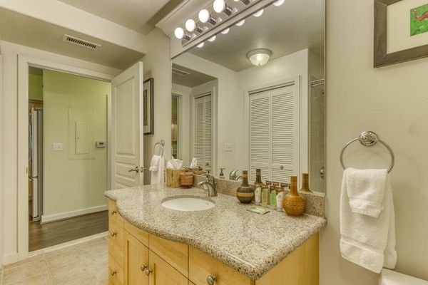 Enjoy the added comfort of a well-appointed bathroom with everything you need for your stay.