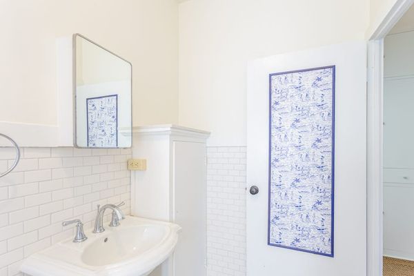 Freshen up comfortably at the thoughtfully designed bathroom sink every single morning