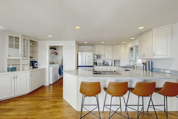 Enjoy extra dining space in the kitchen area for casual meals and quick bites.