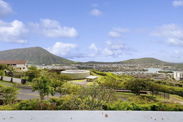 Enjoy peaceful patio moments framed by scenic views of Koko Head Crater.