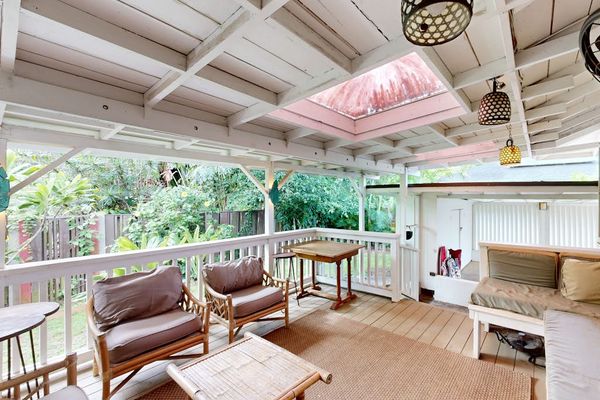 Dine outdoors or simply unwind from the spacious and inviting balcony together