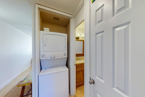 Convenient in-home laundry for a worry-free stay.