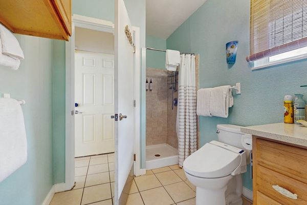 Bathroom with walk-in shower