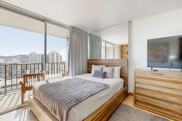 Make yourself at home with comfortable sleeping space for guests in this inviting studio.