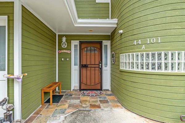 Front entrance of home