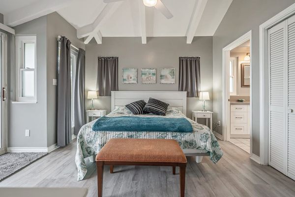 Enjoy restful nights in this comfortable bedroom