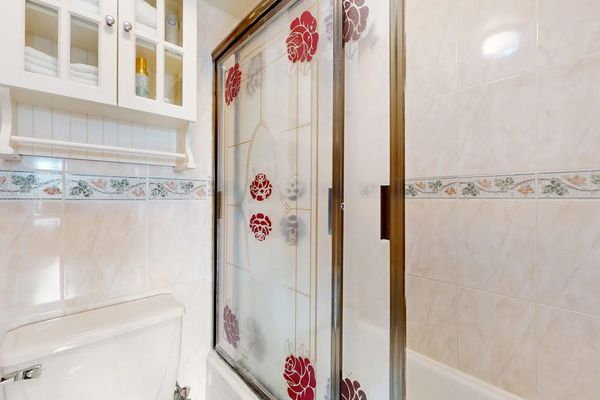 A welcoming bathroom with thoughtful touches for a relaxing stay.