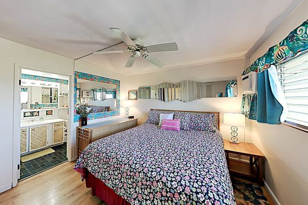 Rest comfortably in this bright and inviting bedroom