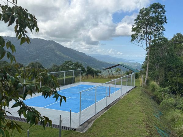 Private pickleball court.