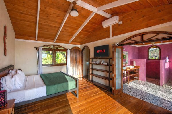 Bedroom 2 has Smart TV, A/C, en-suite bathroom