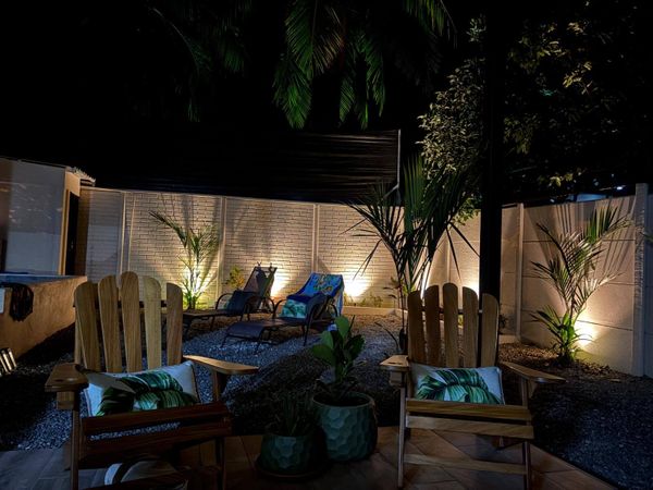 Evenings are enjoyable at the property.