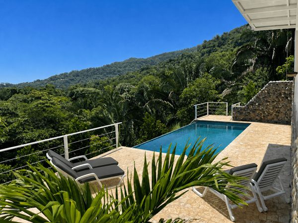 Large pool space with plenty of room to unwind.
