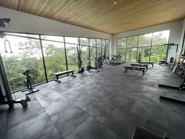 Nearby exercise facility (entrance fee required).
