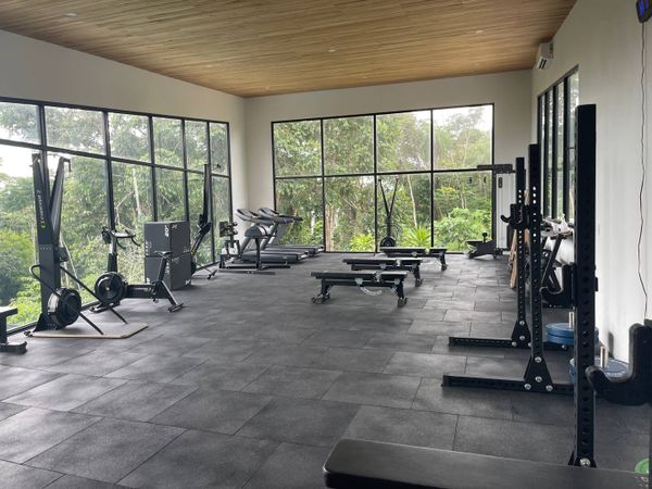 Nearby exercise facility (entrance fee required).